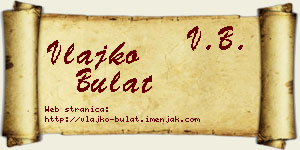 Vlajko Bulat vizit kartica